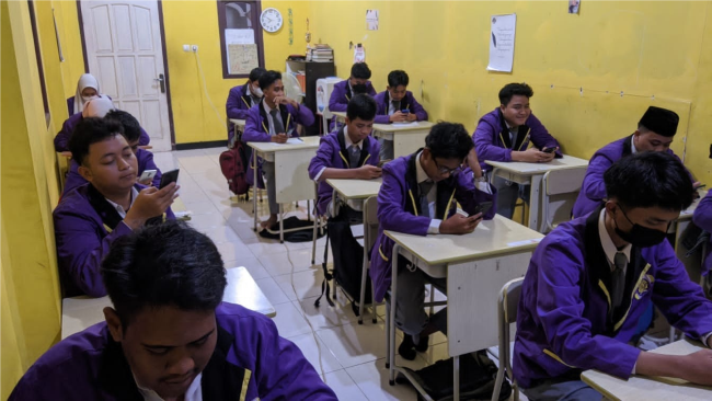 Kegiatan Ujian Sekolah US Kelas XII SMKIT Al Fidaa TP. 2021/2022
