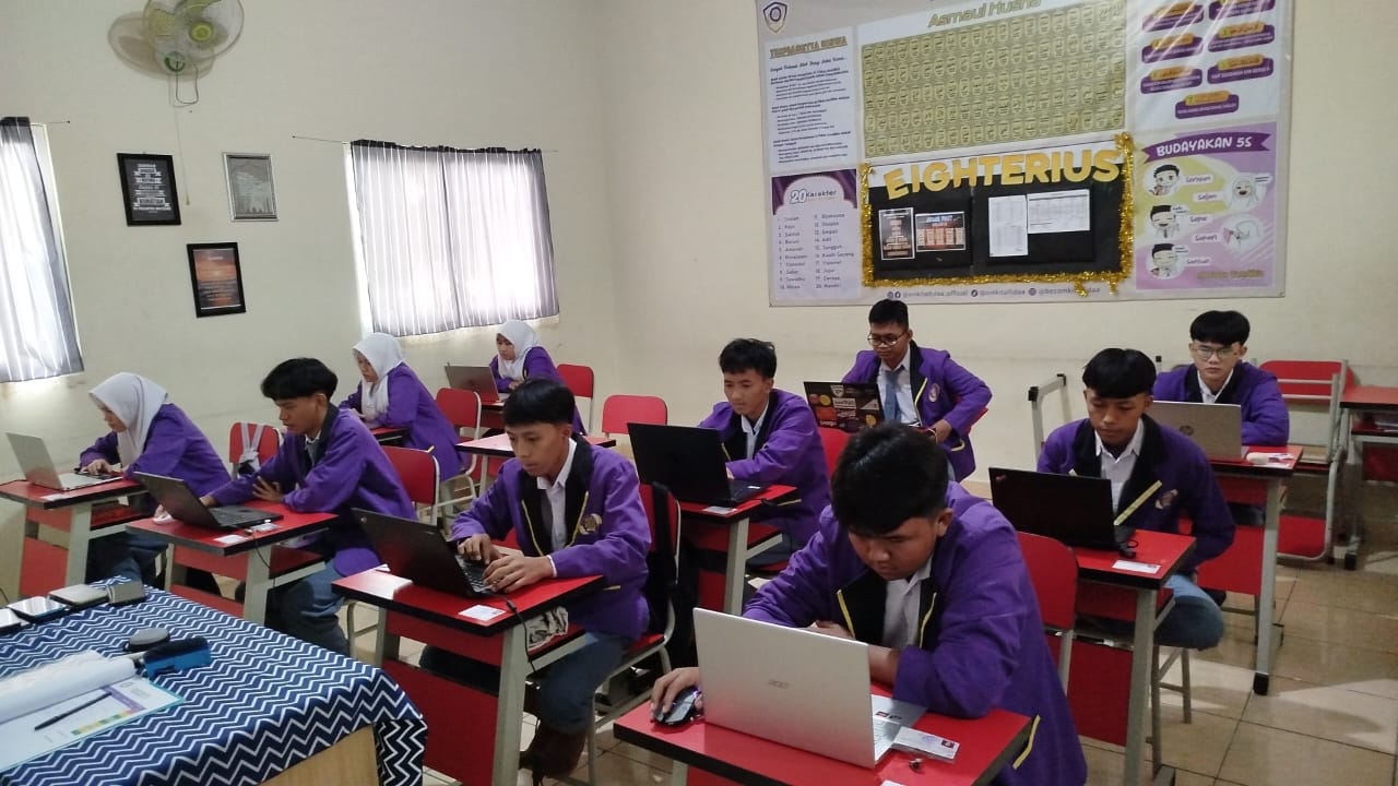 Kegiatan Ujian Sekolah US Kelas XII SMKIT TP. 2024/2025