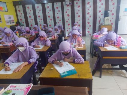 Kegiatan Asesmen Nasional Berbasis Komputer ANBK Kelas V Tahun Pelajaran 2023/2024 