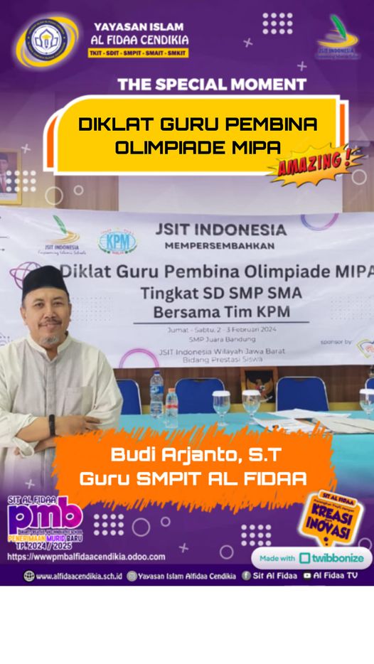 DIKLAT GURU PEMBINA OLIMPIADE MIPA 2024