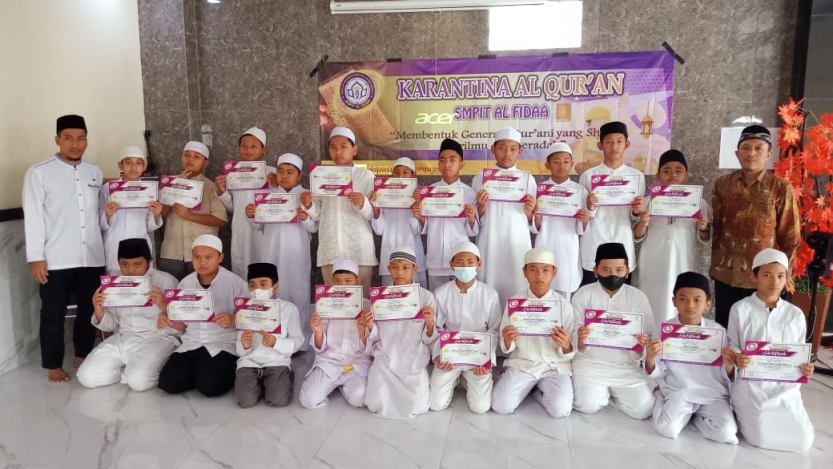 Kegiatan Karantina Al Qur’an kelas reguler T.P 2022-2023 SMPIT Al Fidaa