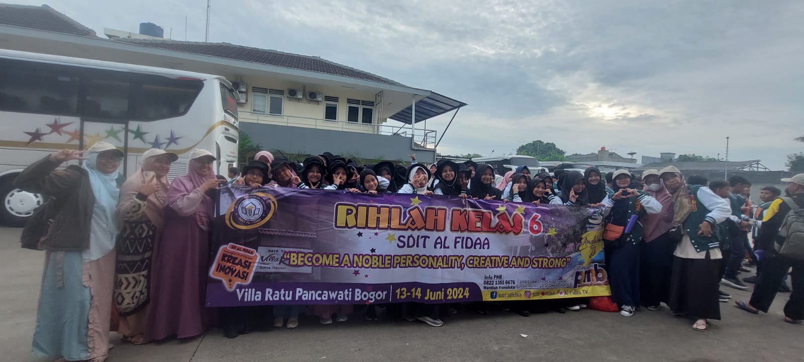 Kegiatan Perpisahan kelas 6 TP 2023/2024 di Villa Ratu Bogor