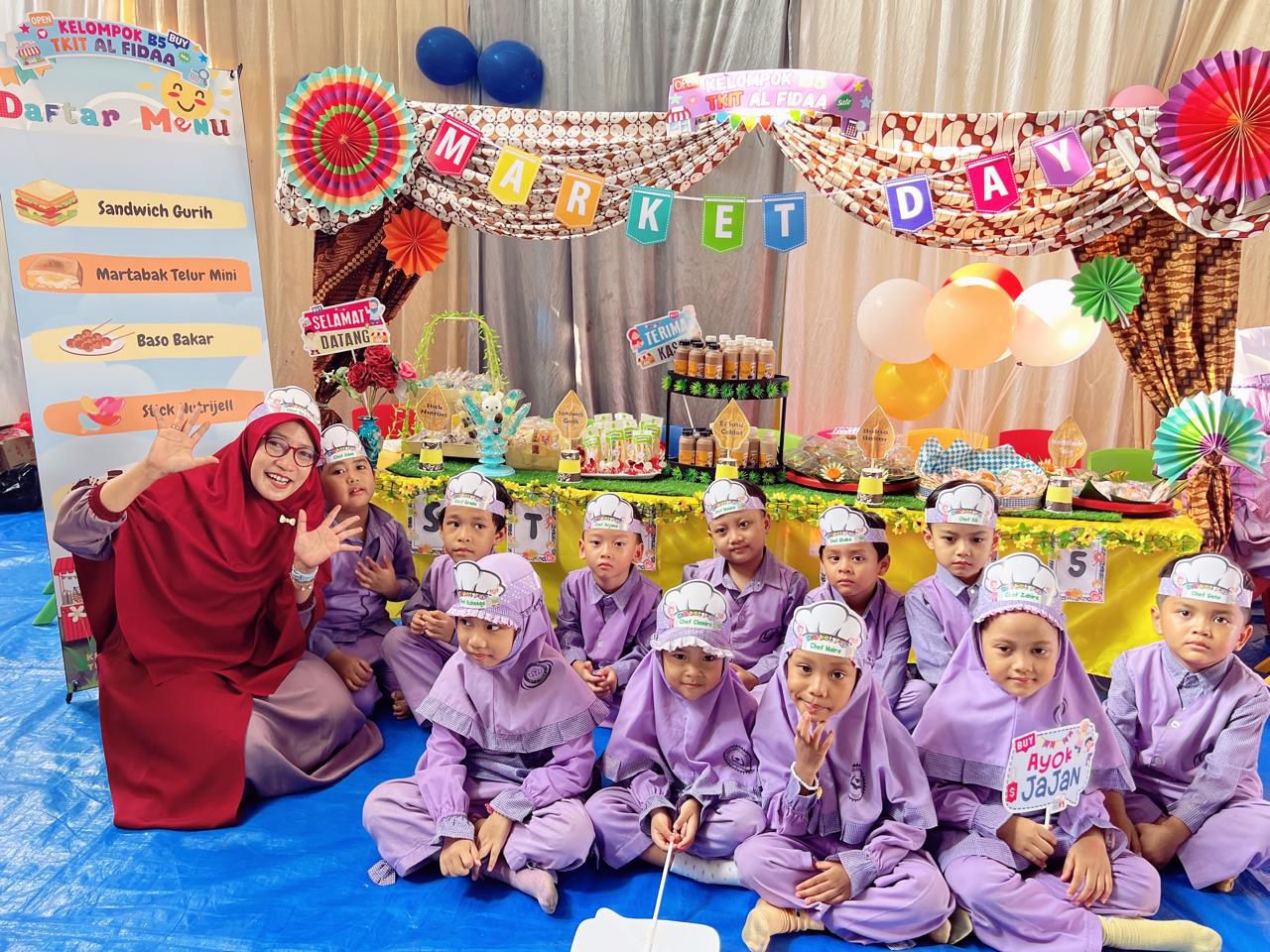 Serunya. Kegiatan Market Day TKIT Al Fidaa