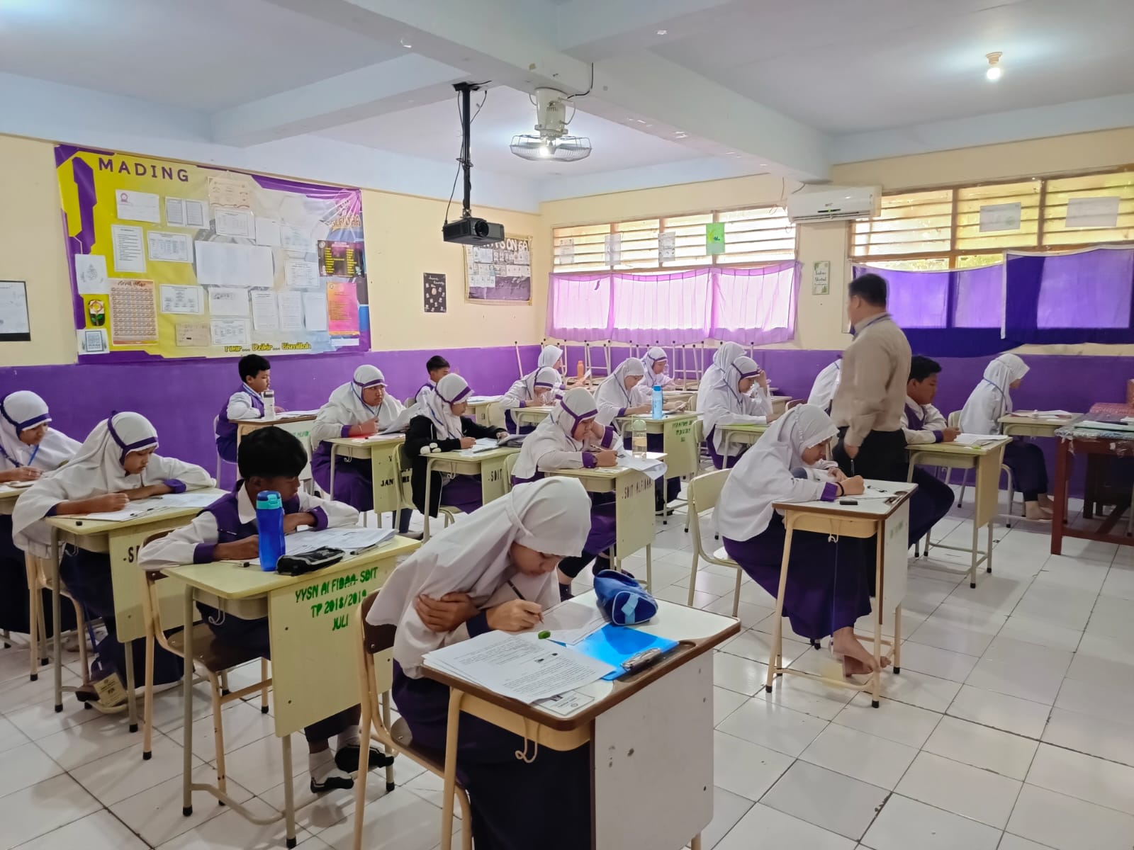 Kegiatan Penilaian Sumatif Akhir Jenjang PSAJ Kelas 6 SDIT Al Fidaa Tahun Ajaran 2024-2025