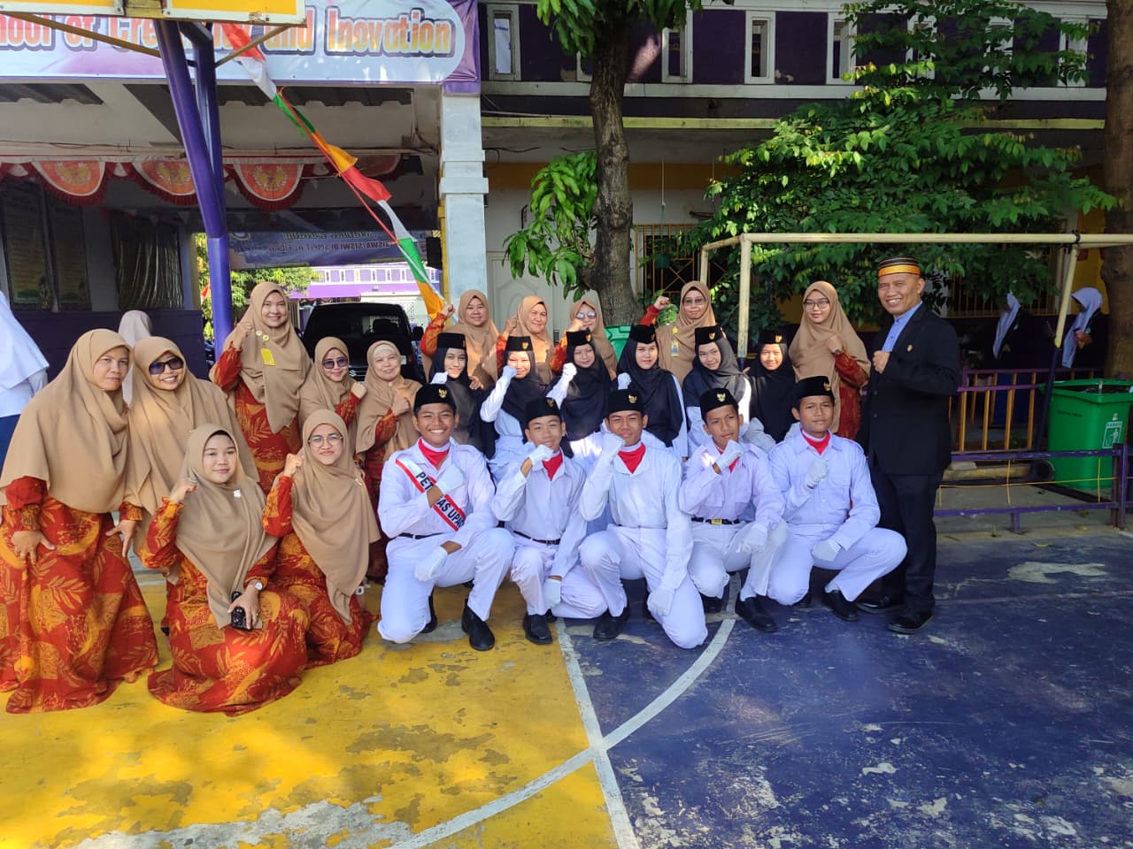 Kemeriahan hari Pramuka Nasional SMPIT Al Fidaa